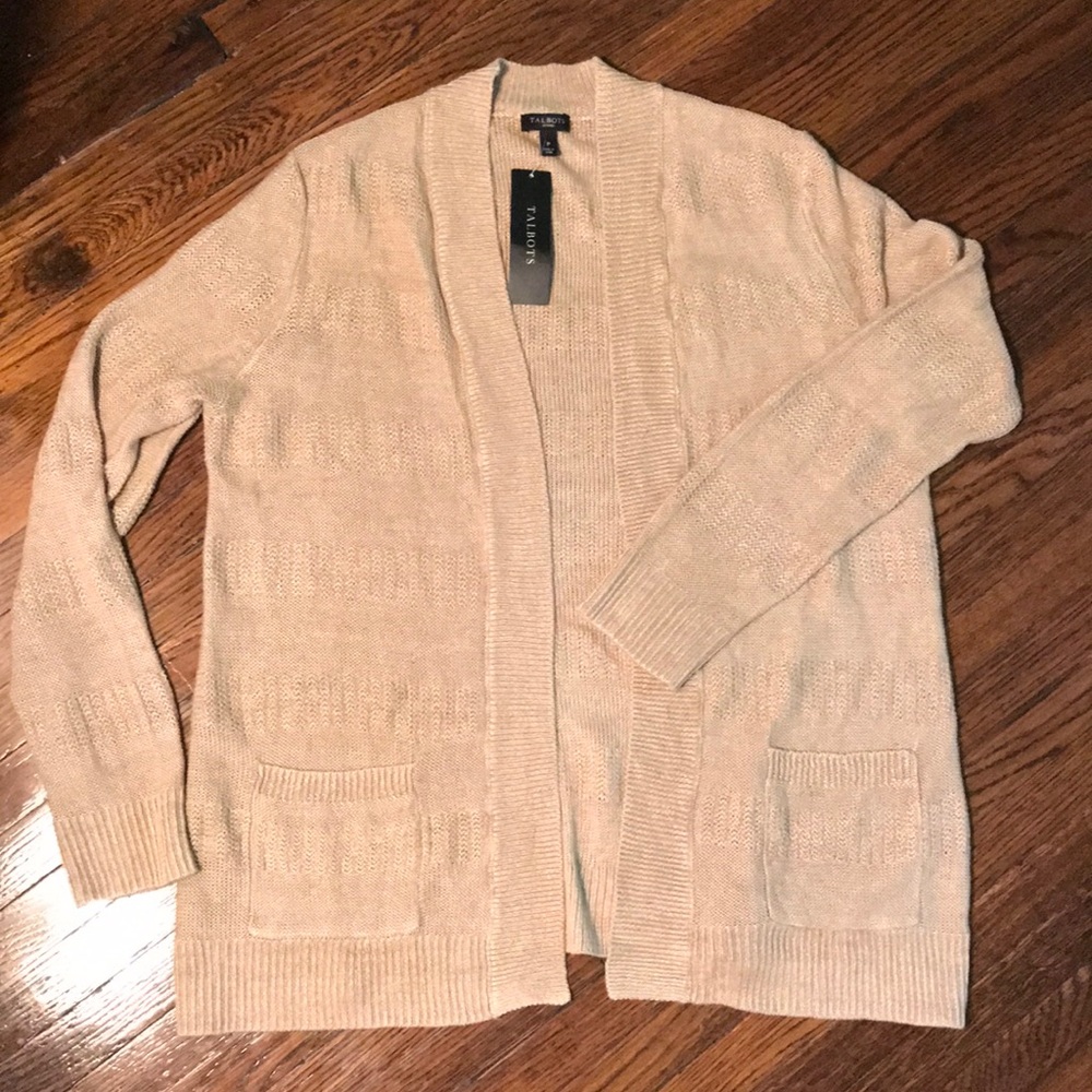 Talbots cardigan petite NWT